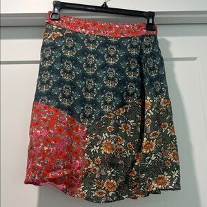 Floral Patchwork Skirt